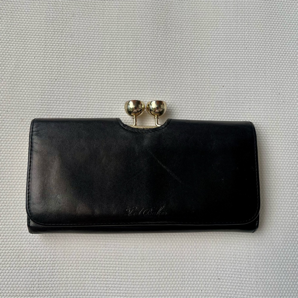Ted Baker black leather wallet
